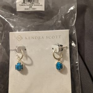 Kendra Scott Turquoise Huggies